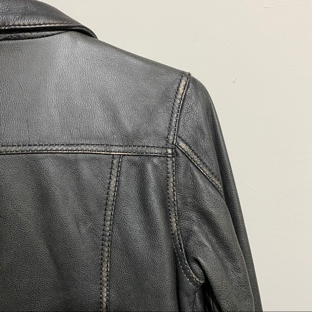 Real Leather Vintage Jacket - Picture 8 of 9